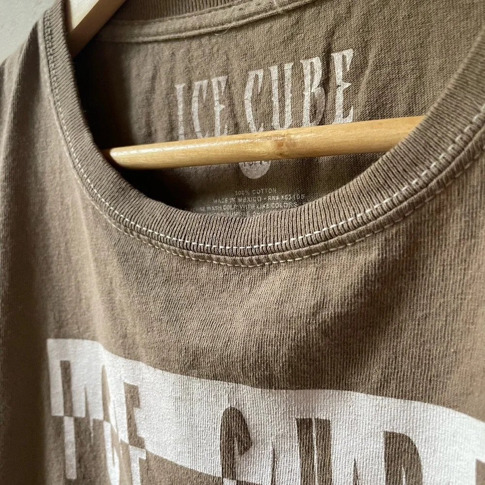 Ice Cube Crop Boxy Cotton Tee - Picture 3 of 8
